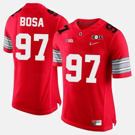 Men Ohio State Buckeyes Joey Bosa College Football Red Jersey